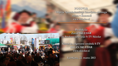 Zadnji kader iz oddaje o spomladanskem sejmu Komenda 2013<br>(Avtor: Milan Skledar)