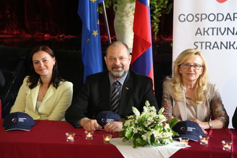 Zbor stranke GAS v Sp. Slivnici<br>(Avtor: Milan Skledar)