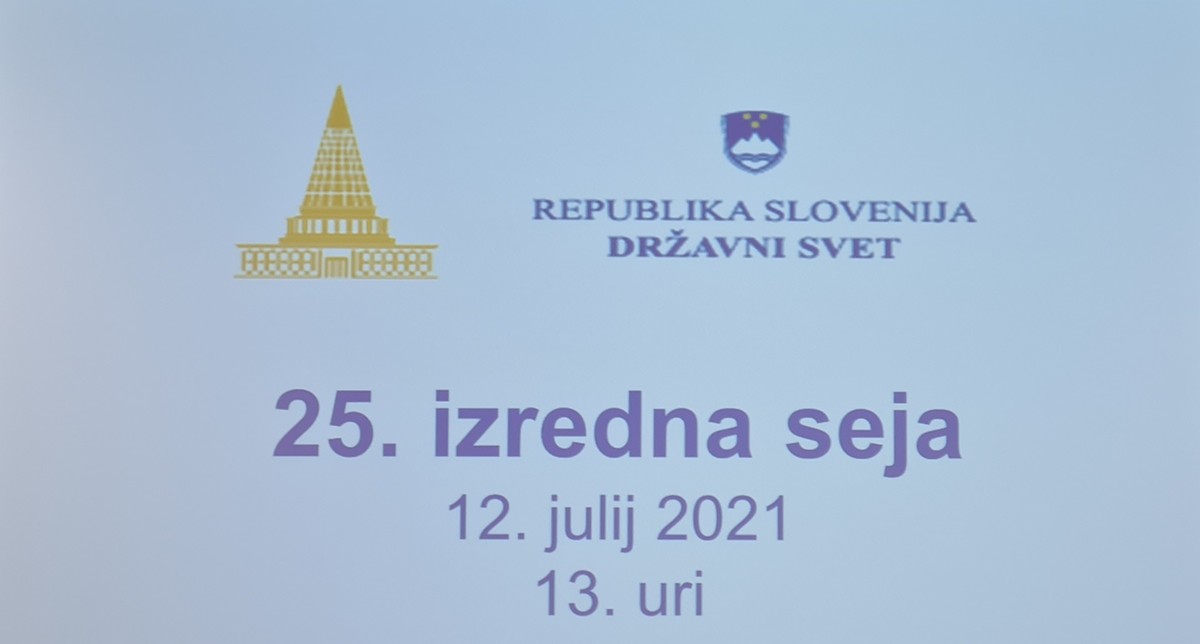 V ŽIVO: 25. izredna seja Državnega sveta RS