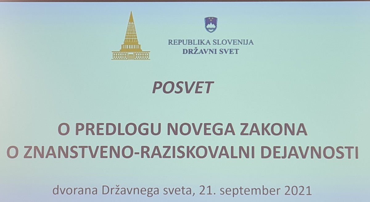 Posvet O predlogu novega zakona o znanstveno-raziskovalni dejavnosti