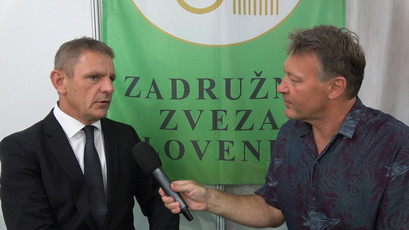 Peter Vrisk, predsednik ZZS in Milan Skledar, strokovna televizija S-tv<br>(Avtor: Milan Skledar)