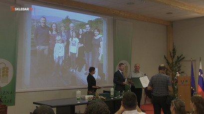 Mirko Kambič, član KZ Metlika na podelitvi priznanj ZZS, AGRA 2018<br>(Avtor: Milan Skledar)