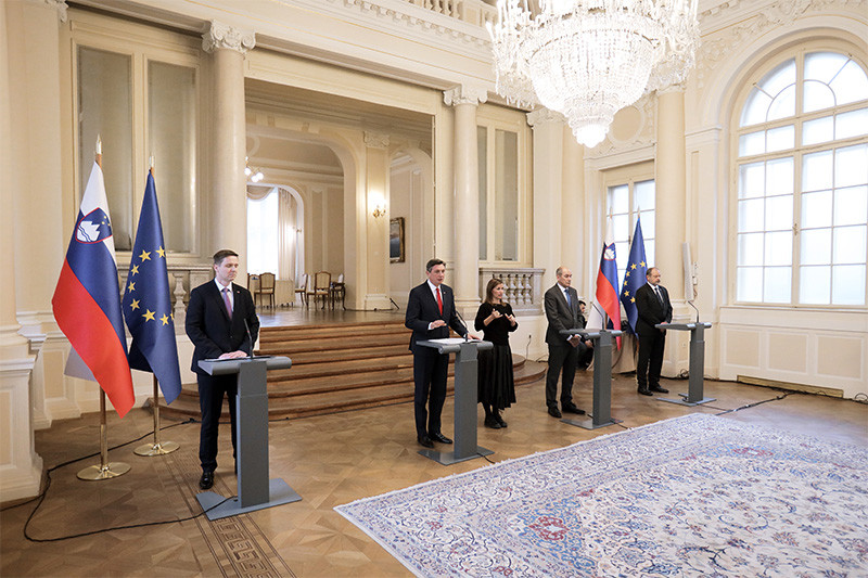 Izredno srečanje štirih predsednikov v luči koronavirusa<br>(Avtor: Danijel Novaković/STA)