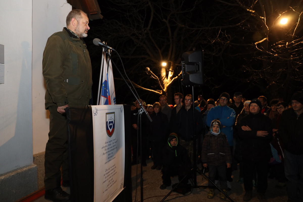 Alojz Kovšca na osrednji prireditvi občine Medvode - Dnevu samostojnosti in enotnosti na Sv. Jakobu