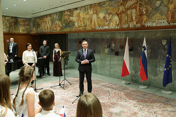 Govor Andrzeja Dude, predsednika Republike Poljske<br>(Avtor: Milan Skledar)