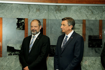 Alojz Kovšca, predsednik Državnega sveta in Borut Pahor, predsednik Republike Slovenije<br>(Avtor: Milan Skledar)