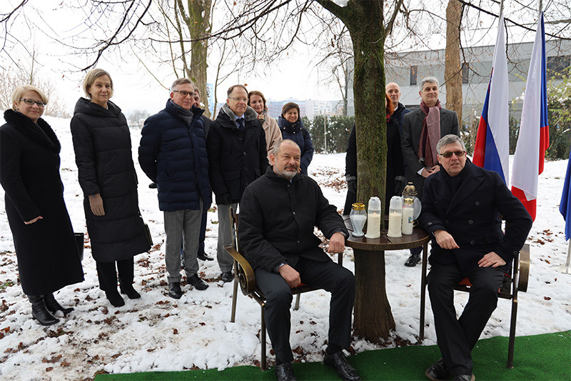 Alojz Kovšca, predsednik Državnega sveta RS in veleposlanik Češke republike v Sloveniji, Juraj Chmiel<br>(Avtor: Milan Skledar)