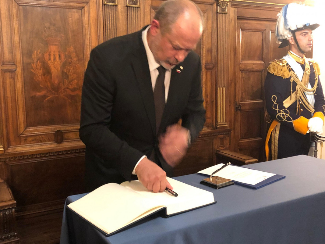 Predsednik Državnega sveta RS Alojz Kovšca na uradnem obisku v San Marinu<br>(Avtor: MW)