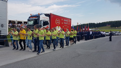 Alojz Kovšca nagovoril člane ZŠAM Zreče na Rogli, 21. 07. 2019