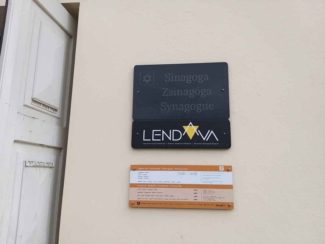 Sinagoga Lendava<br>(Avtor: Zofija Hafner)