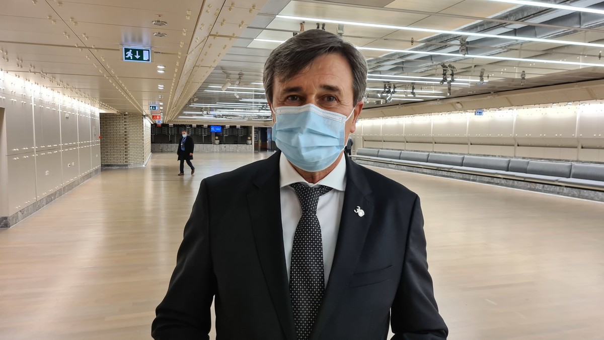 Janoš Kern, državni svetnik.  Državna proslava ob dnevu samostojnosti in enotnosti<br>(Avtor: Milan Skledar)