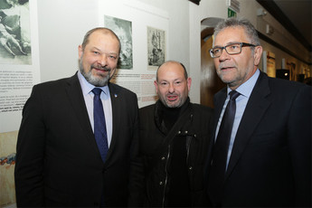 Alojz Kovšca, Tomaž Horvat, Miran Lavrič<br>(Avtor: Milan Skledar)