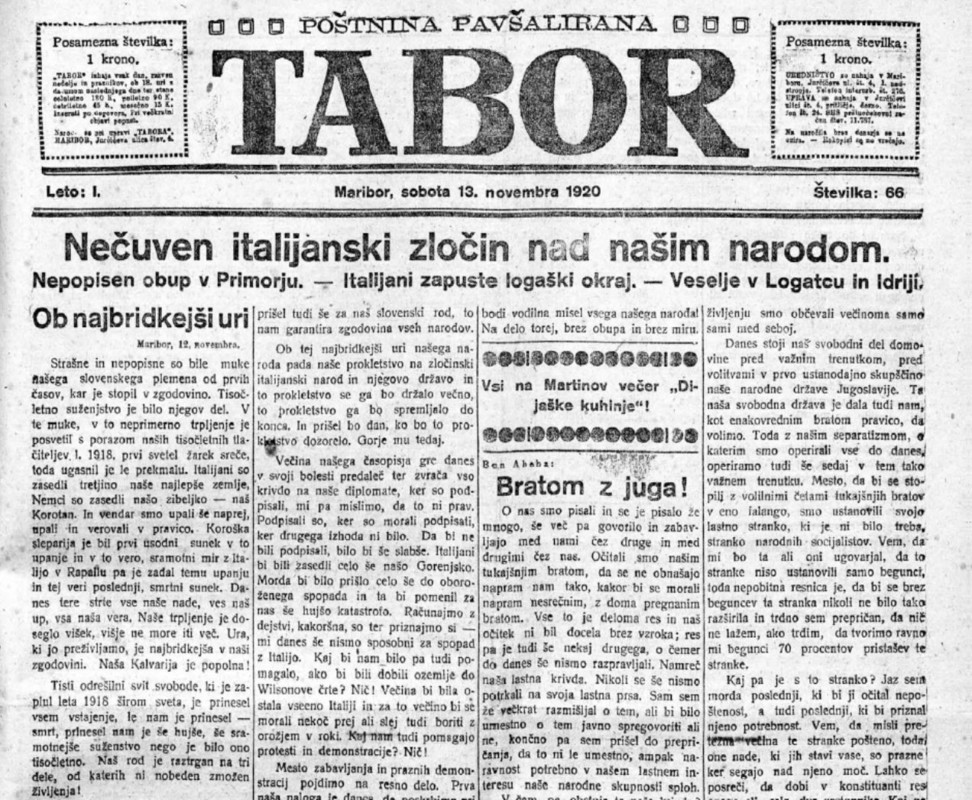 Časopis Tabor<br>(Avtor: Avtor neznan)