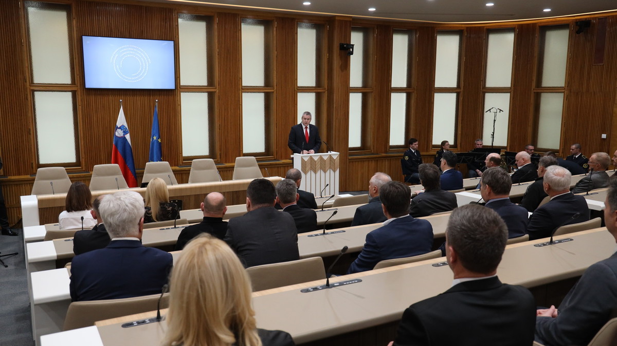 Odprtje prenovljene dvorane Državnega sveta, 23. 12. 2019<br>(Avtor: Milan Skledar)