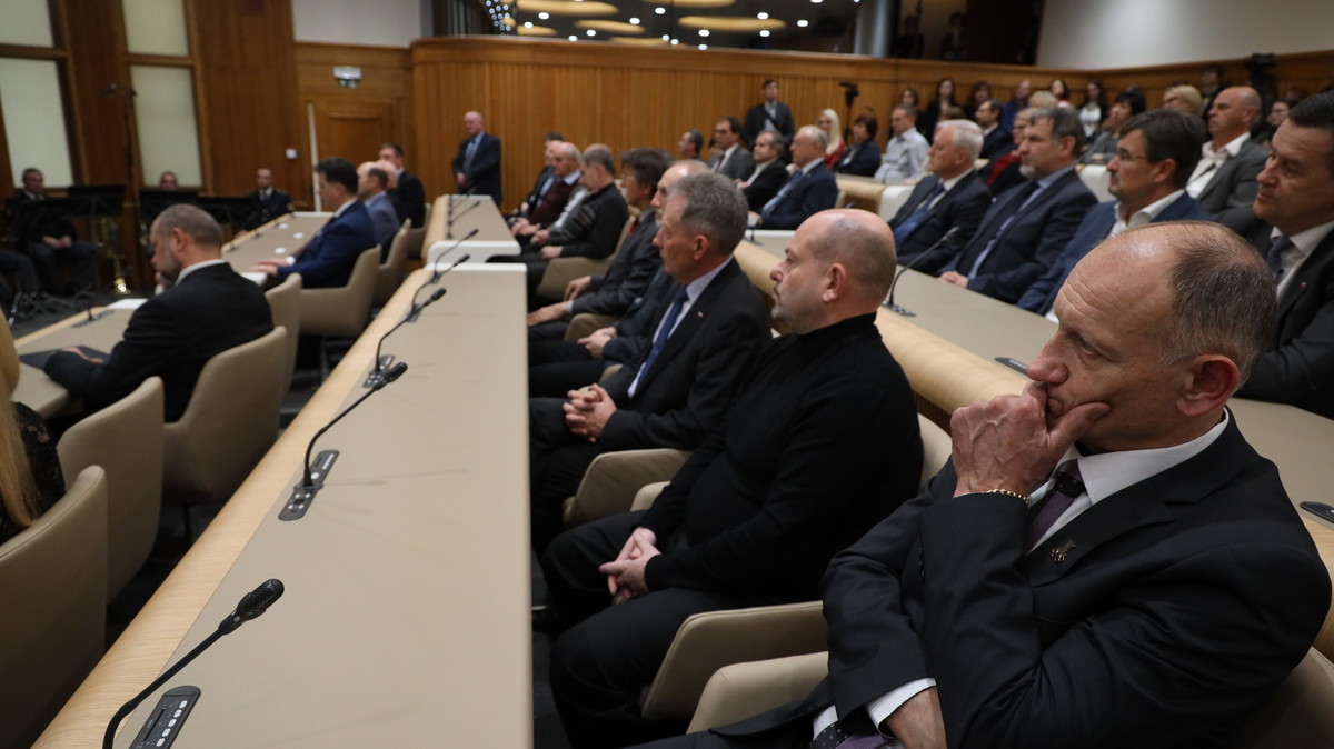 Odprtje prenovljene dvorane Državnega sveta, 23. 12. 2019<br>(Avtor: Milan Skledar)