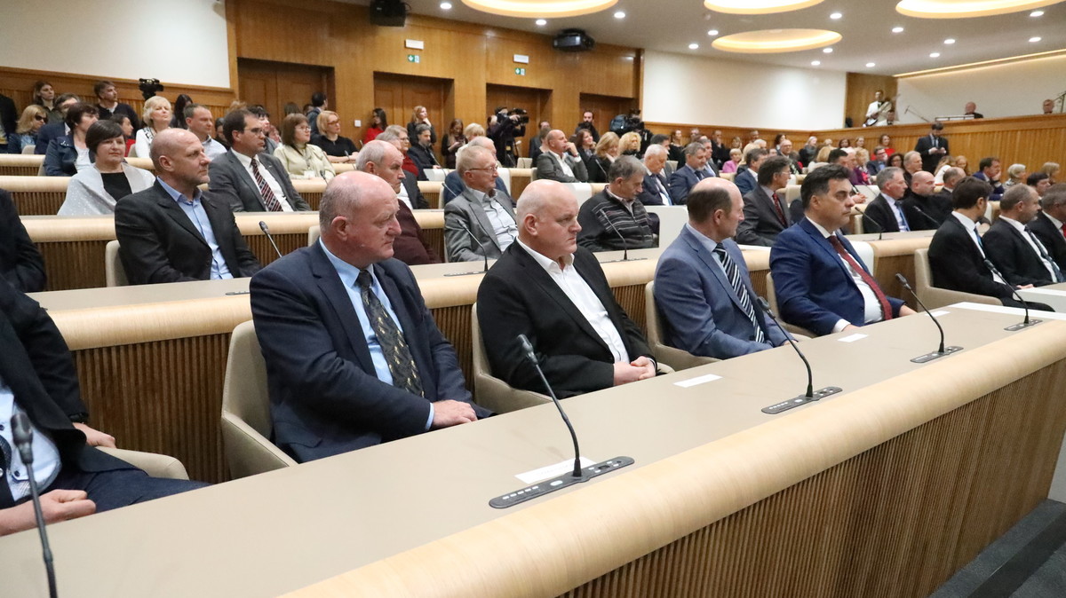 Odprtje prenovljene dvorane Državnega sveta, 23. 12. 2019<br>(Avtor: Milan Skledar)