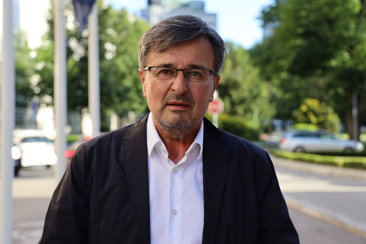 Janoš Kern, državni svetnik na premieri opere Tosca<br>(Avtor: Milan Skledar)