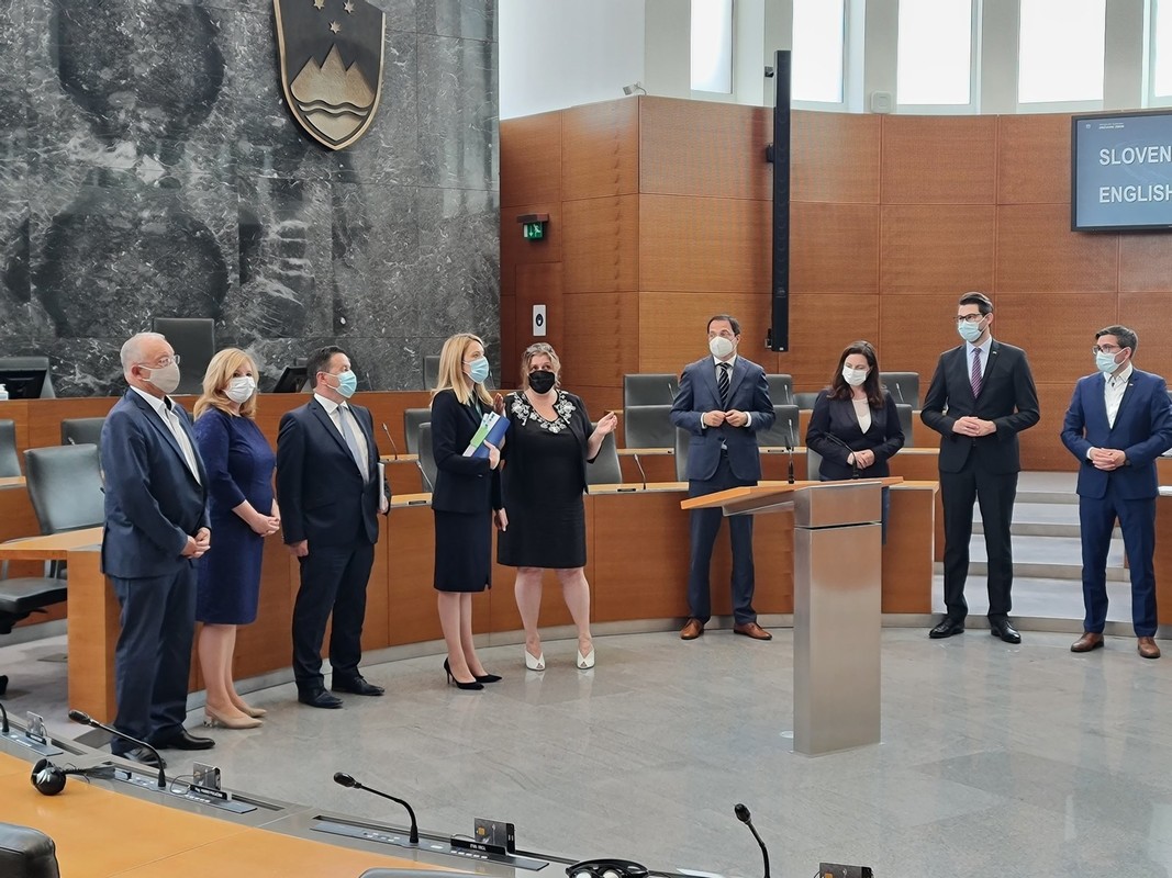 Srečanje s prvo podpredsednico Evropskega parlamenta<br>(Avtor: Milan Skledar)