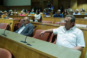 Marjan Maučec in Branko Šumenjak, državna svetnika<br>(Avtor: Milan Skledar)