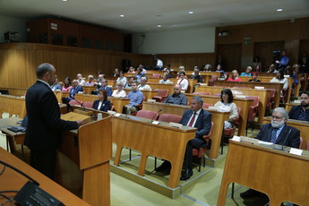 Govor Alojza Kovšce, predsednika Državnega sveta<br>(Avtor: Milan Skledar)