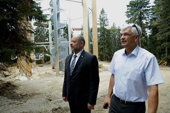 Alojz Kovšca in župan občine Zreče, mag. Boris Podvršnik<br>(Avtor: Milan Skledar)