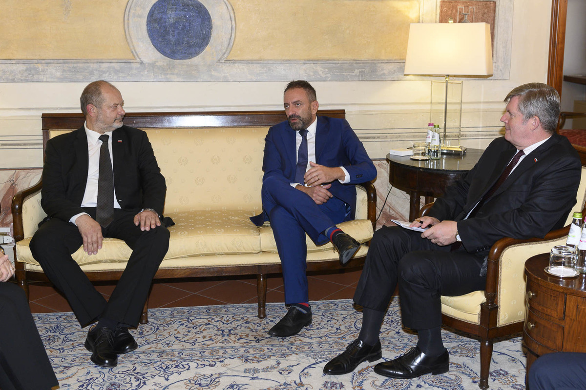 Predsednik Državnega sveta RS Alojz Kovšca na uradnem obisku v San Marinu<br>(Avtor: MW)