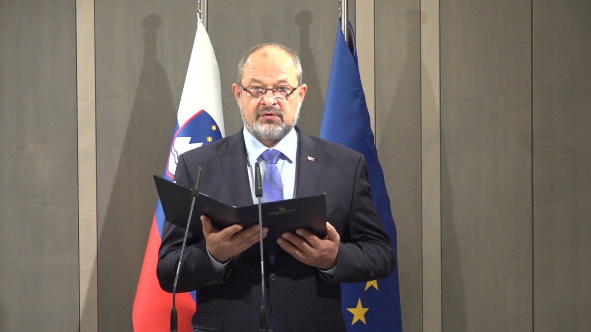 Alojz Kovšca, predsednik DS RS, nagovor ob stoletnici podpisa Rapalske pogodbe<br>(Avtor: Milan Skledar)