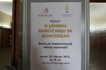 Javno naročanje in koncesije, 2015