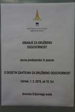 Posvet o desetih zahtevah za družbeno odgovornost DS