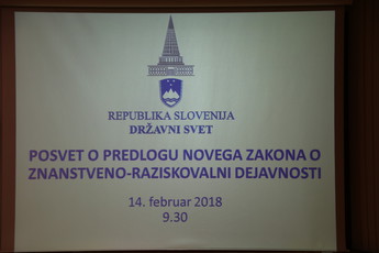 Predlog zakona o znanstveno raziskovalni dejavnosti