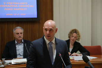 Simon Zajc - Minister za okolje in prostor<br>(Avtor: Milan Skledar)