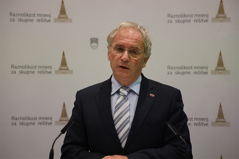 Aleš Hojs, notranji minister. 5. dan nacionalne varnosti, 2021<br>(Avtor: Milan Skledar)