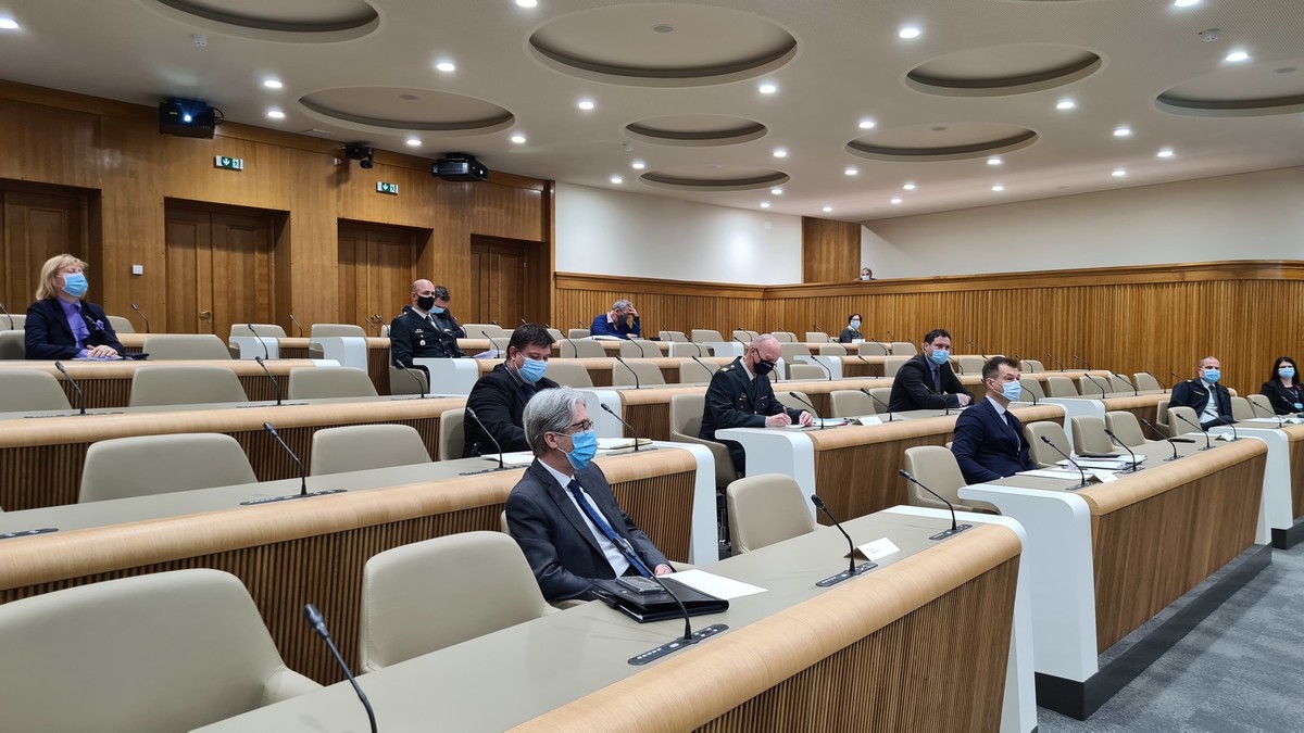 Posvet o nujnosti investicij v Slovensko vojsko (SV) v DS, 2020<br>(Avtor: Milan Skledar)