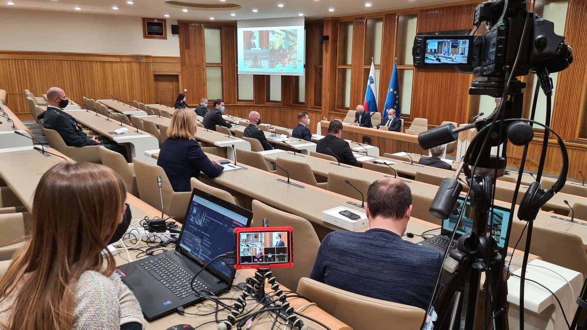 Posvet o nujnosti investicij v Slovensko vojsko (SV) v DS, 2020<br>(Avtor: Milan Skledar)
