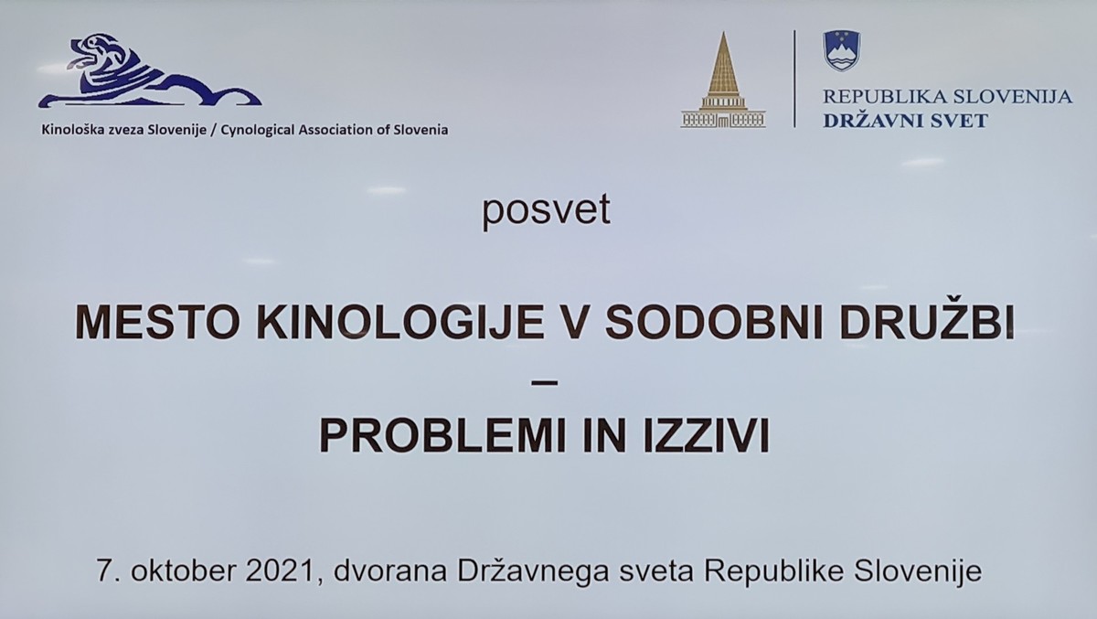 Posvet: Vloga kinologije v sodobni družbi - problemi in izzivi