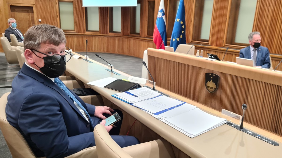 Evropski poslanec Franc Bogovič. Posvet o prehranski varnosti kot strateški dobrini<br>(Avtor: Milan Skledar)