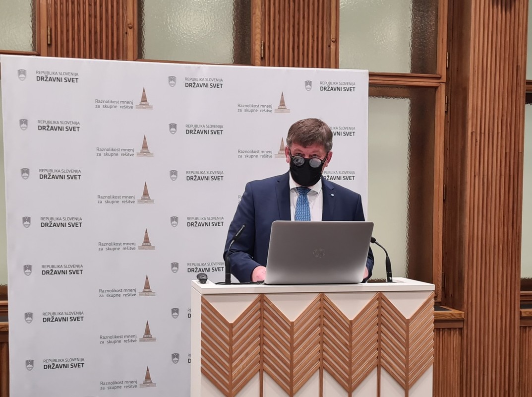 Franc Bogovič, evropski poslanec. Posvet Prehranska varnost kot strateška dobrina<br>(Avtor: Milan Skledar)