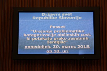 Posvet: Urejanje problematike kategorizacije občinskih cest, ki potekajo preko zasebnih zemljišč<br>(Avtor: Milan Skledar)