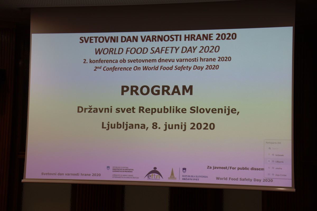 Svetovni dan varnosti hrane 2020<br>(Avtor: Milan Skledar)