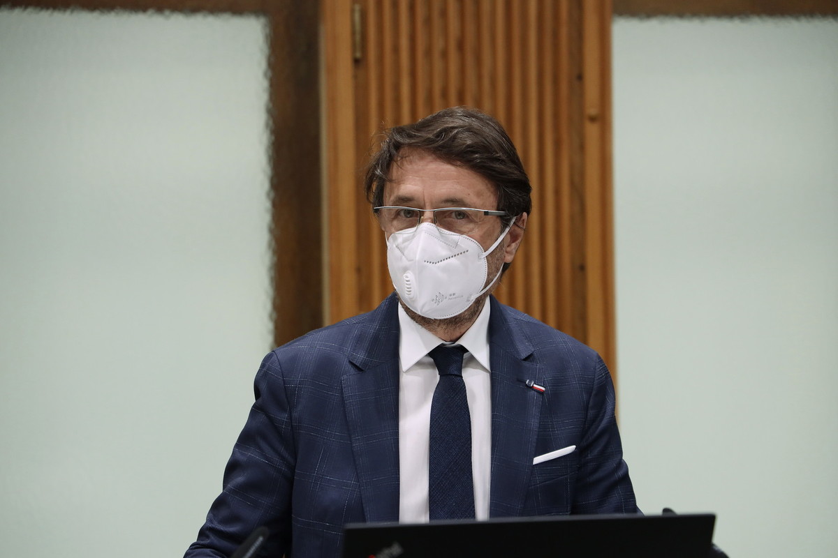 Matjaž Švagan, podpredsednik Državnega sveta RS in župan občine Zagorje ob Savi, posvet  <br>(Avtor: Milan Skledar)