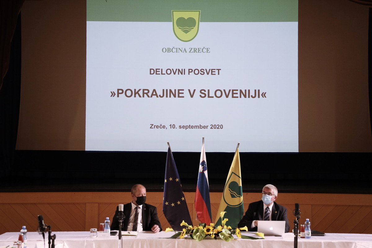 Delovni posvet: Pokrajine v Sloveniji, Zreče, 10. september 2020<br>(Avtor: Milan Skledar)