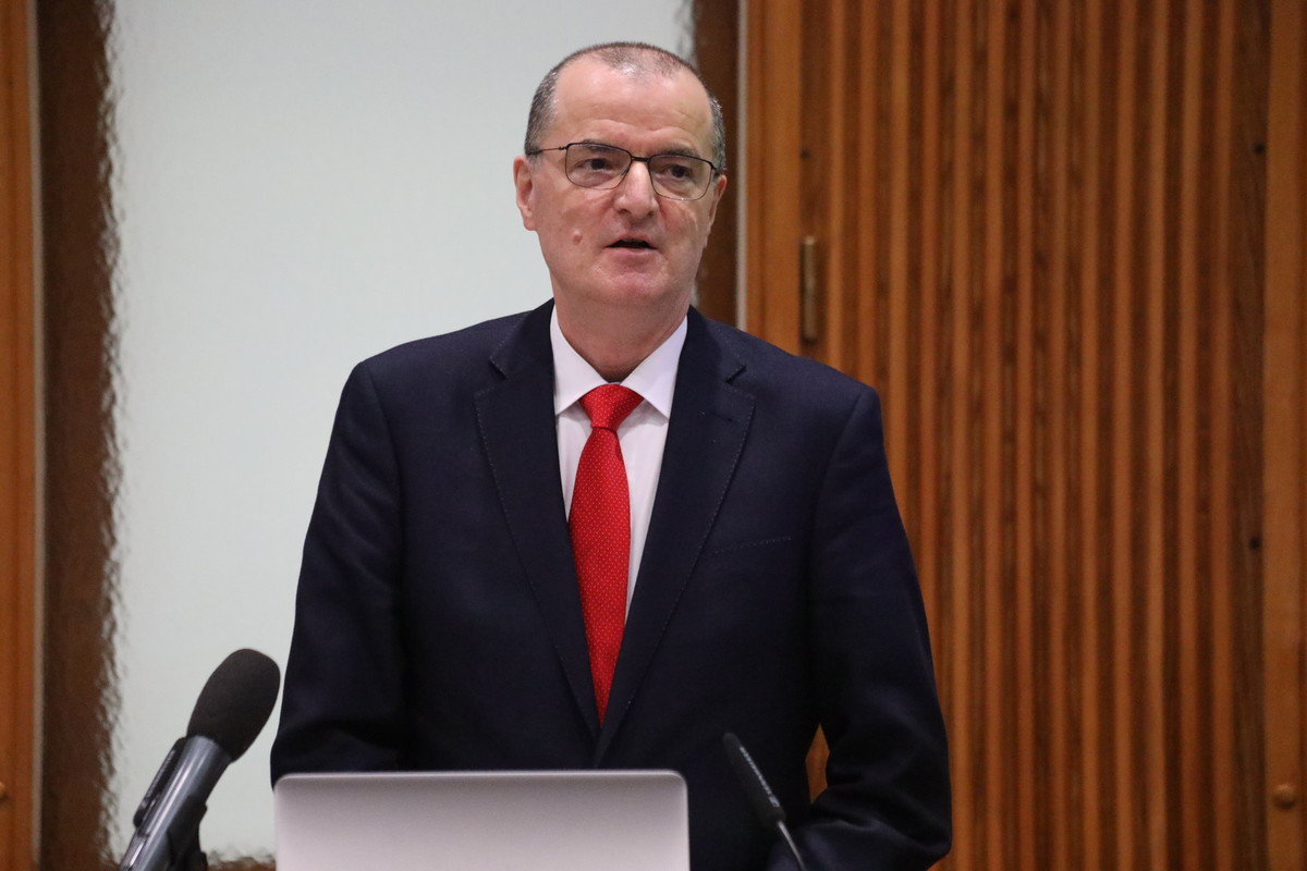 Prof. dr. Geral Henz, predsednik ATCOLD in podpredsednik ICOLD<br>(Avtor: Milan Skledar)