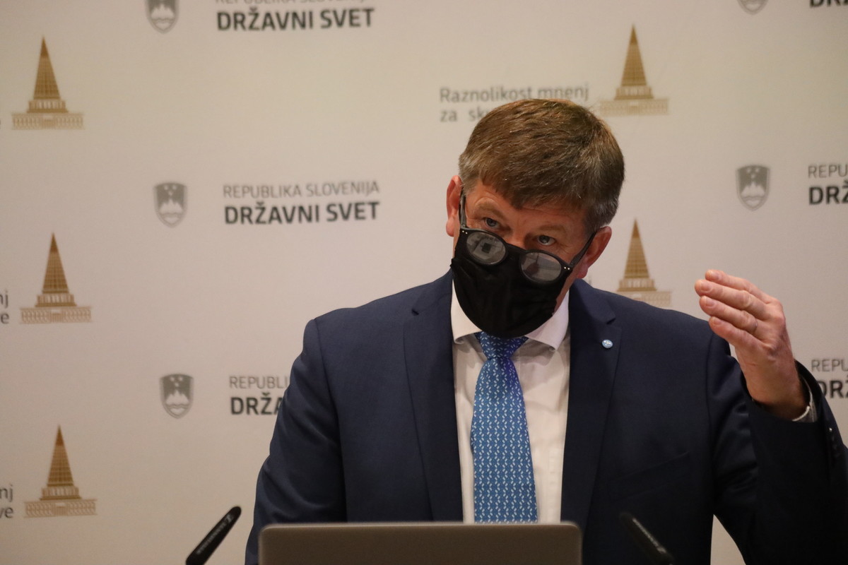 Franc Bogovič, evropski poslanec. Posvet Prehranska varnost kot strateška dobrina<br>(Avtor: Milan Skledar)