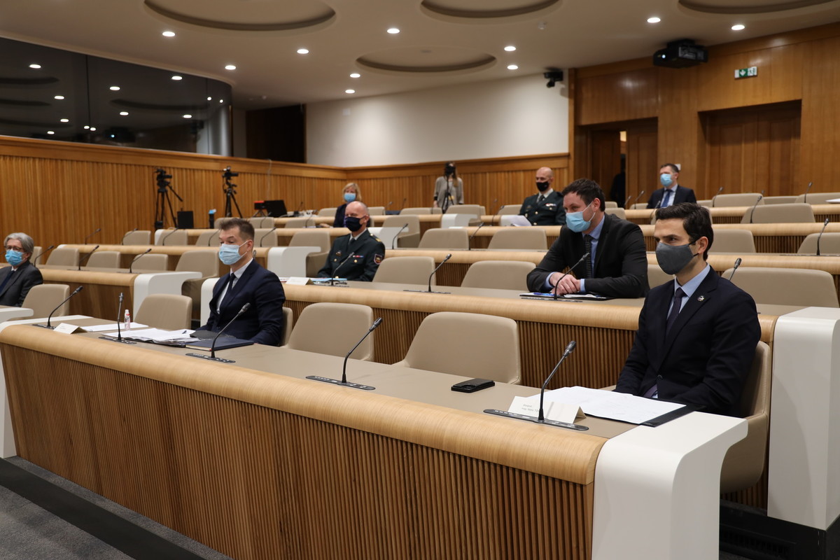 Posvet o nujnosti investicij v Slovensko vojsko (SV) v DS, 2020<br>(Avtor: Milan Skledar)