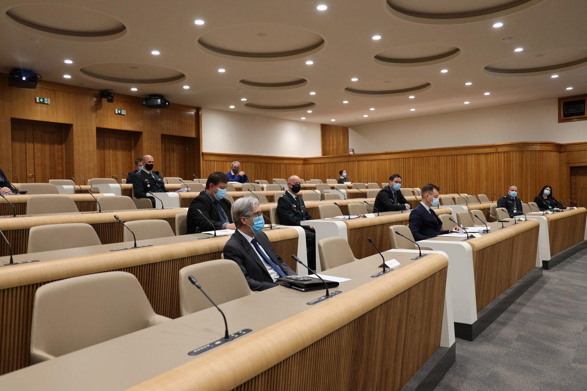 Posvet o nujnosti investicij v Slovensko vojsko (SV) v DS, 2020<br>(Avtor: Milan Skledar)