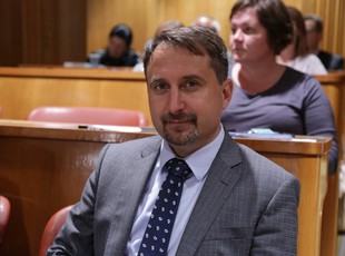 Mag. Igor Velov, državni svetnik na posvetu Državnega sveta: Financiranje Slovenskih občin, 2018<br>(Avtor: Milan Skledar)