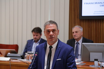 Franc Golob, župan občine Vuzenica in državni svetnik na posvetu Financiranje slovenskih občin, 2018<br>(Avtor: Milan Skledar)