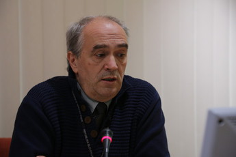 Anton Jagodic na posvetu Ekološko kmetovanje za bolj zdravo življenje<br>(Avtor: Milan Skledar)