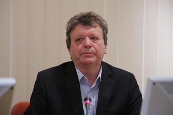 Mag. Andrej Potočnik na posvetu Ekološko kmetovanje za bolj zdravo življene<br>(Avtor: Milan Skledar)