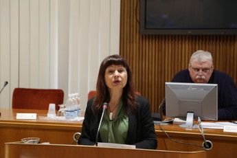Violeta Tomić, poslanka Združene levice DZ RS<br>(Avtor: Milan Skledar)